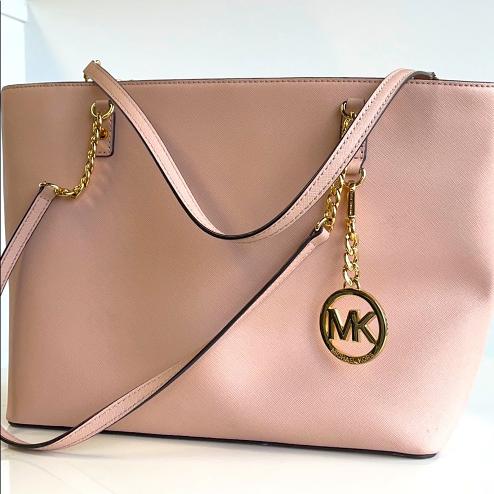 Michael Kors Blush Leather Tote